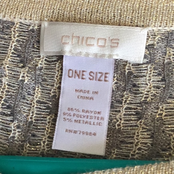 Chicos cape/shawl NWOT - Picture 3 of 5